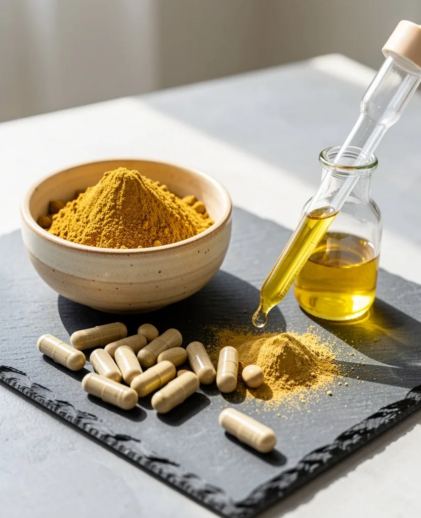 Suplementos botánicos y aceites esenciales